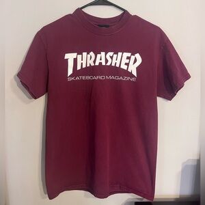 Thrasher Men's Maroon T-Shirt